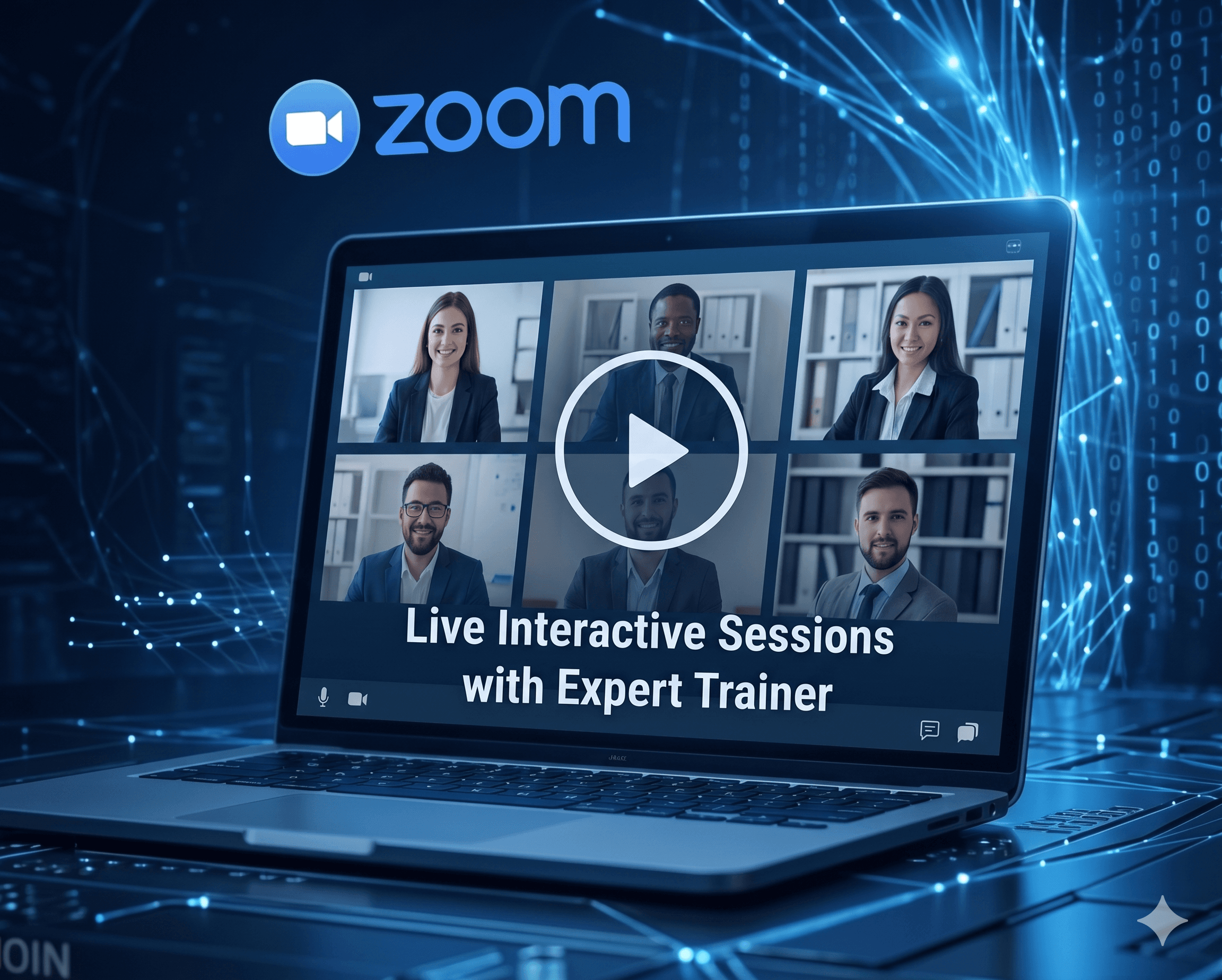 Live interactive sessions with expert trainer