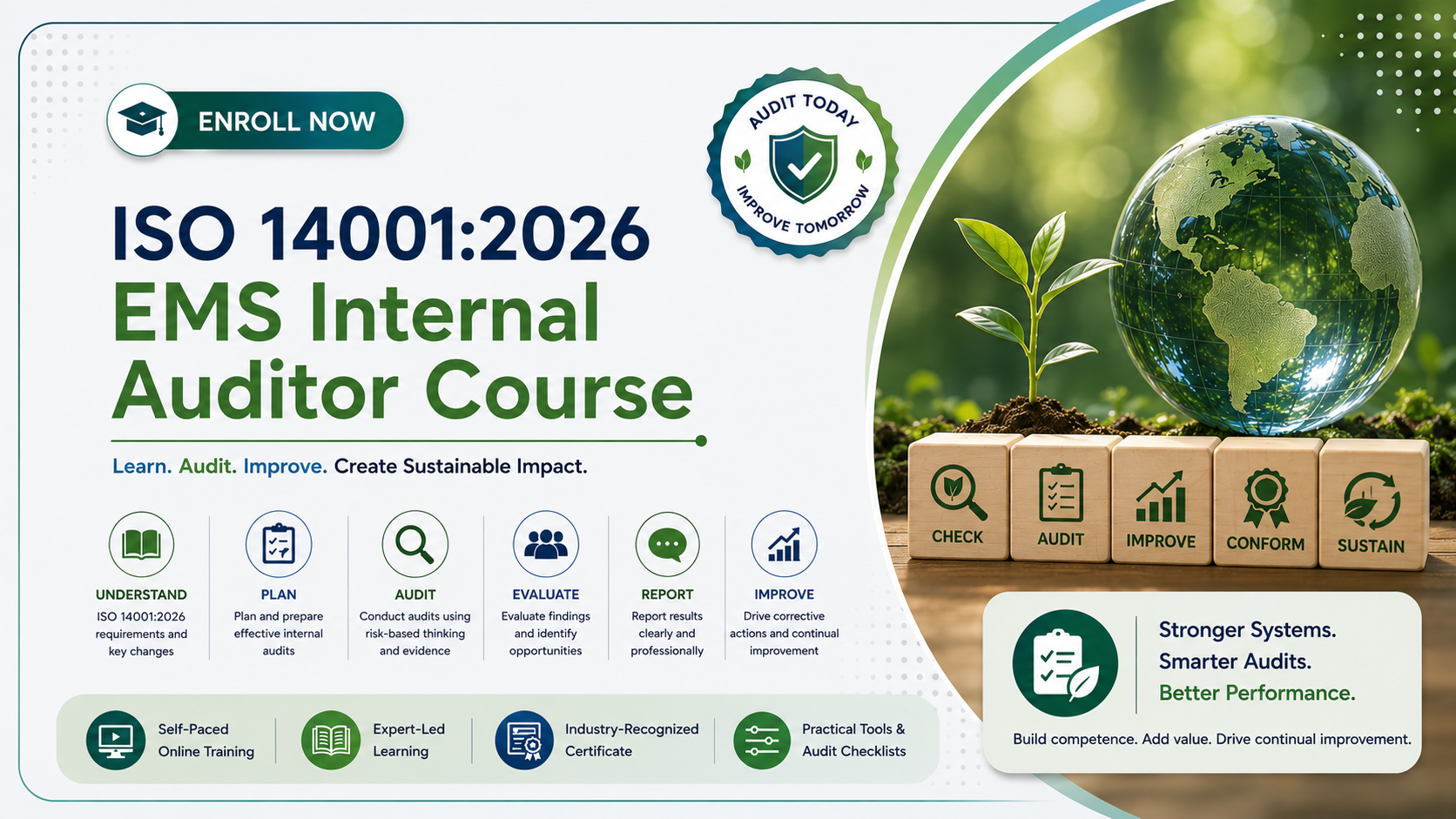 ISO 14001:2026 EMS Internal Auditor Course